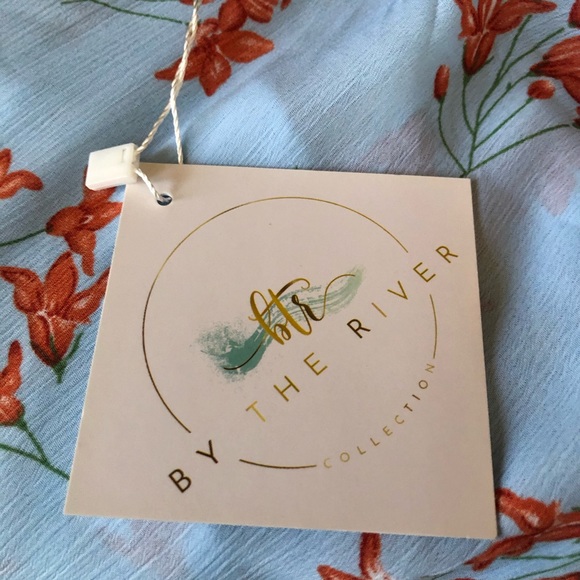 NWT sheer floral dress from By The River SZ Small - Picture 6 of 8